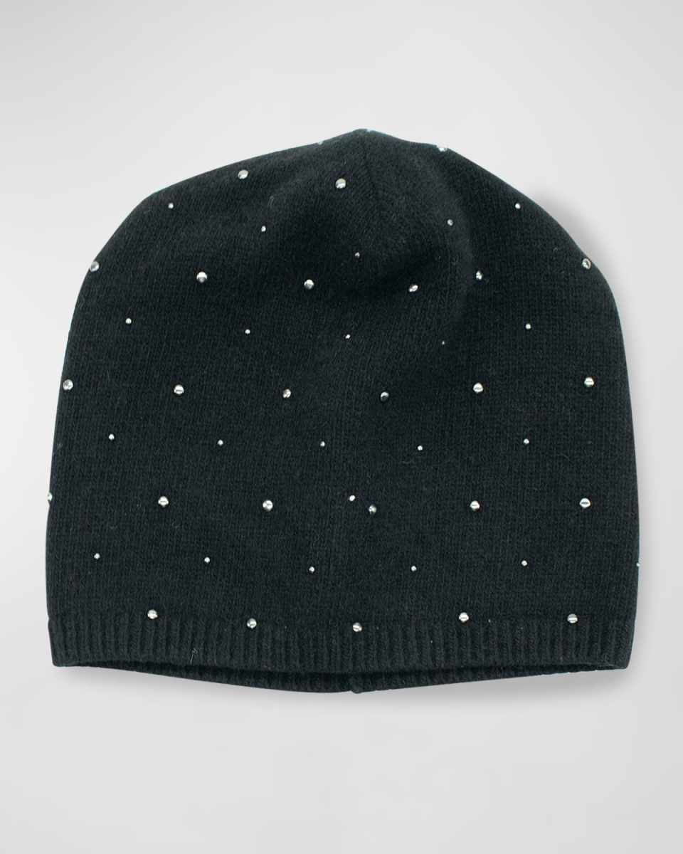 Lady Boyfriend Jersey-Knit Cashmere Slouch Beanie