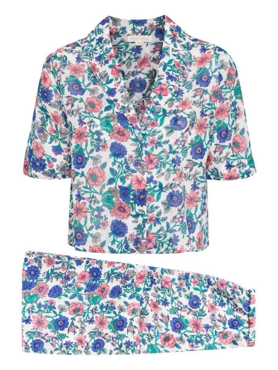 Louka floral-print pyjama set