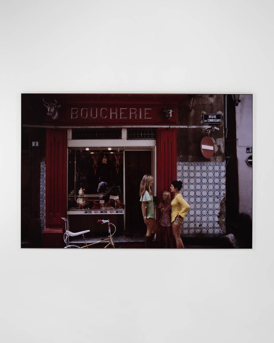 "Saint-Tropez Boucherie" Chromaluxe Wall Art by Slim Aarons