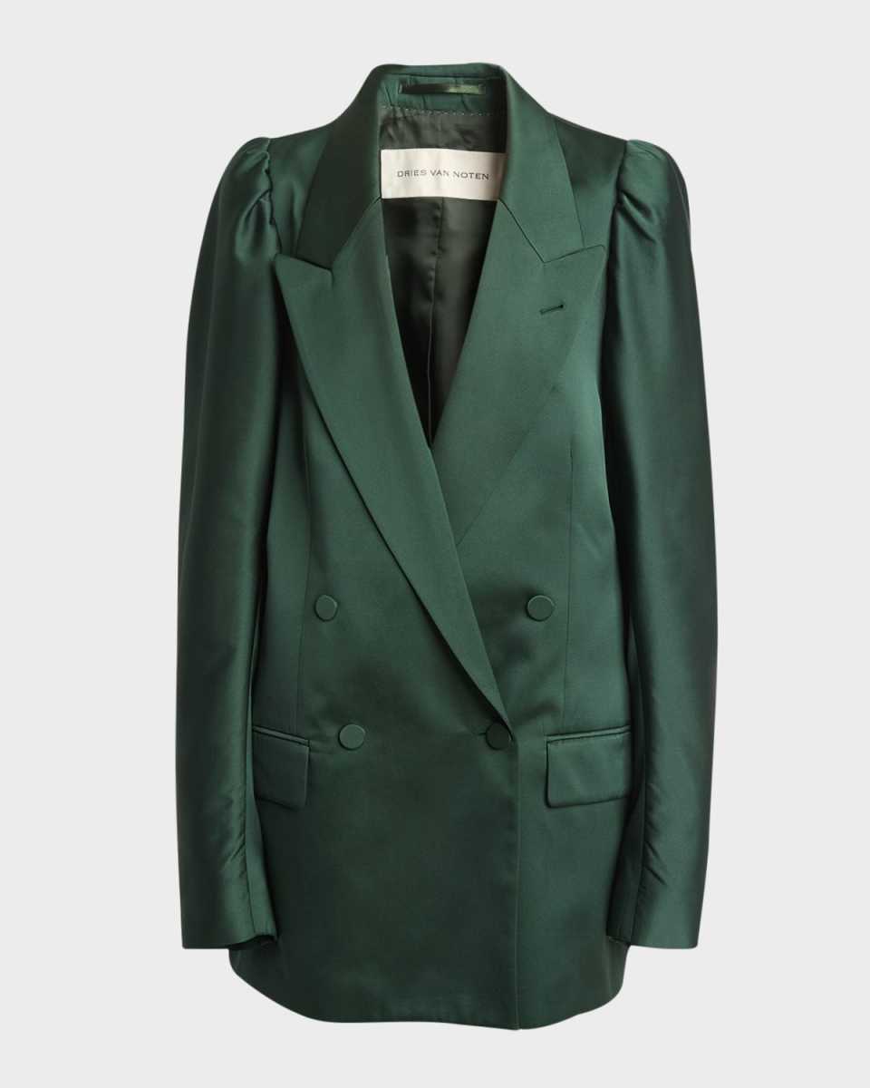 Blinky Oversize Silk Blazer Jacket