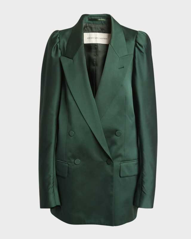 Blinky Oversize Silk Blazer Jacket
