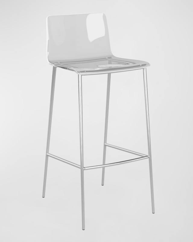 Cilla Acrylic Bar Stool 30", Set of 2