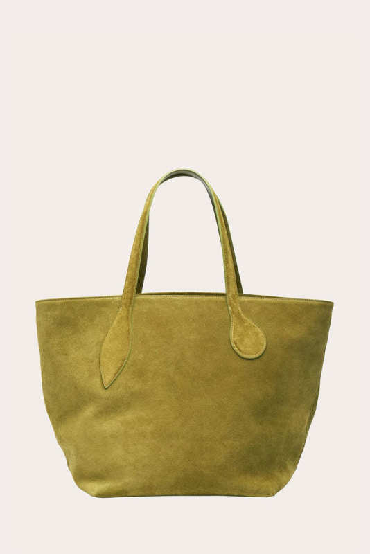 Little Liffner Sprout Tote Army Suede