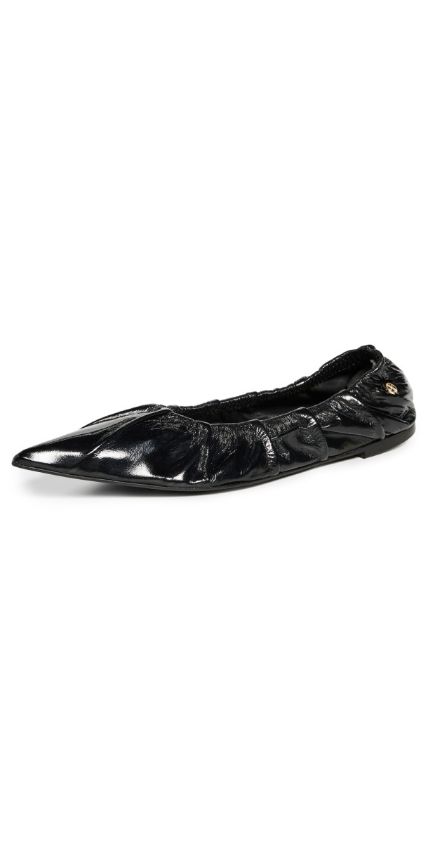 ANINE BING Nadine Flats Black