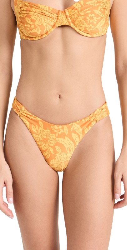 LSPACE Monica Classic Bikini Bottoms Golden Hour Blooms