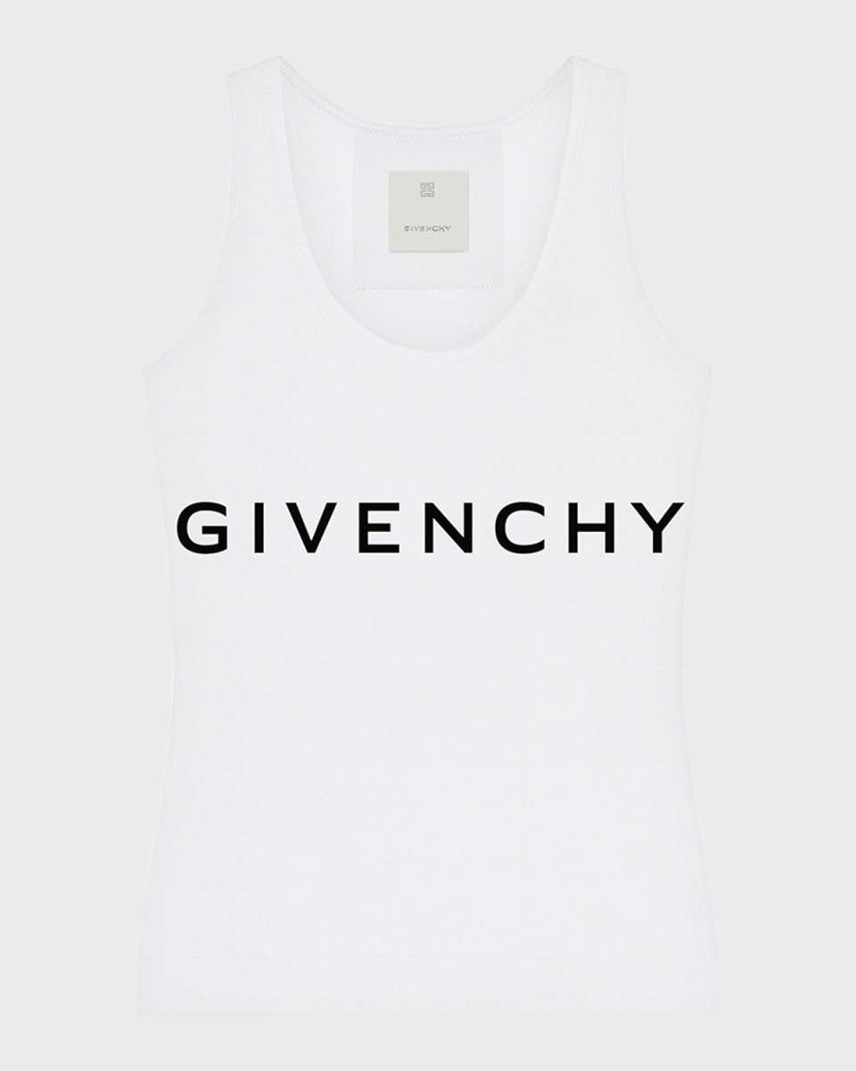 Logo Scoop-Neck Tank Top