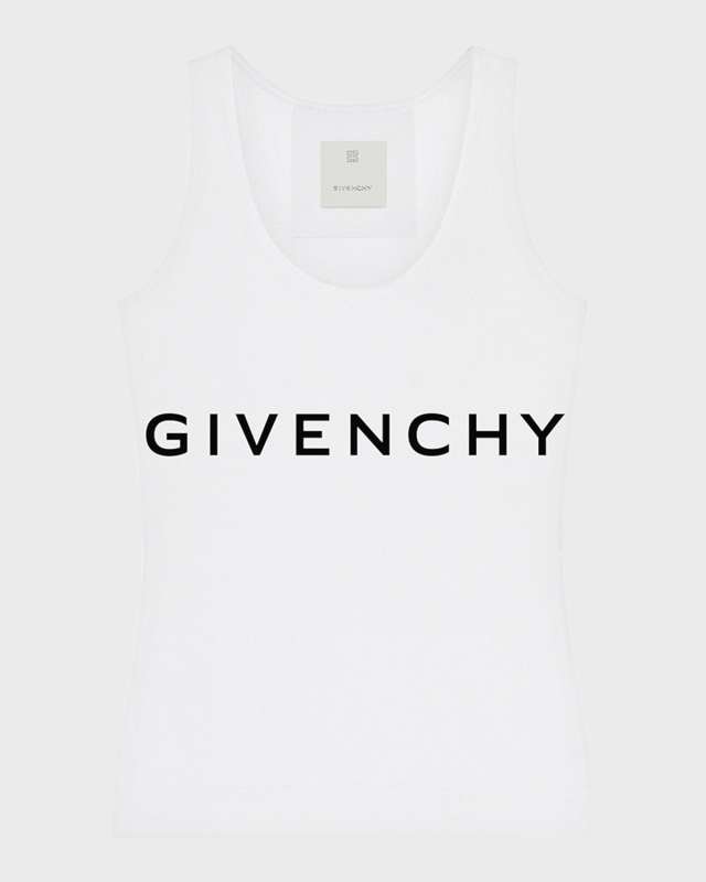 Logo Scoop-Neck Tank Top