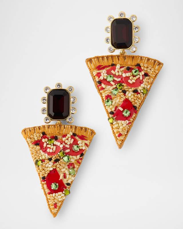 Luxe Pizza Earrings