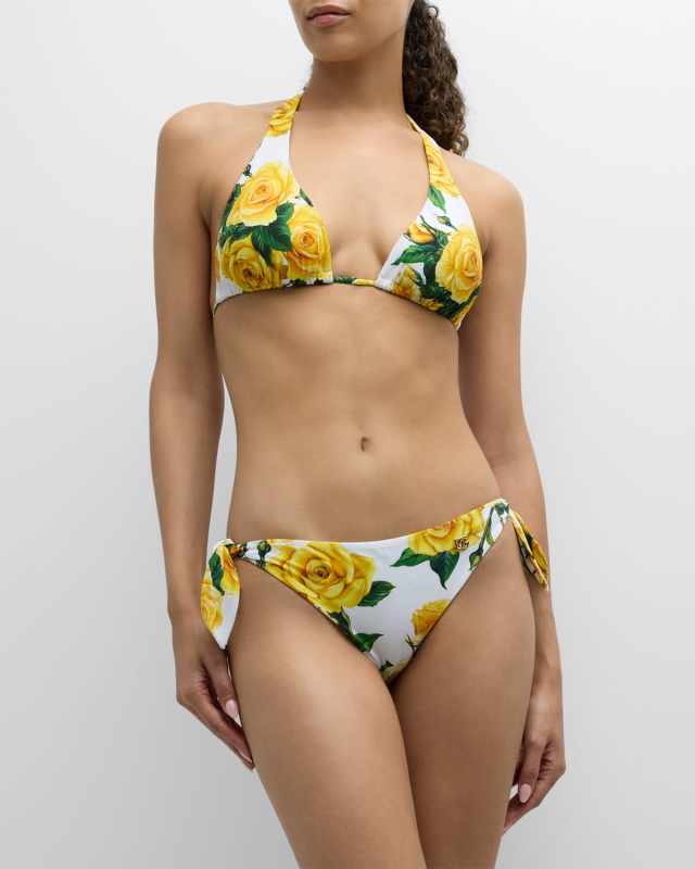 Flowering Triangle Two-Piece Bikini Set