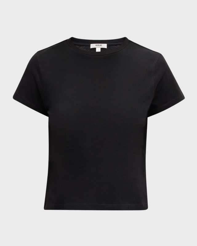 Adine Cropped Short Sleeve T