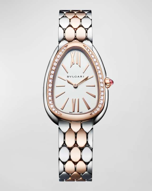 Serpenti Seduttori 33mm Two-Tone Diamond Watch