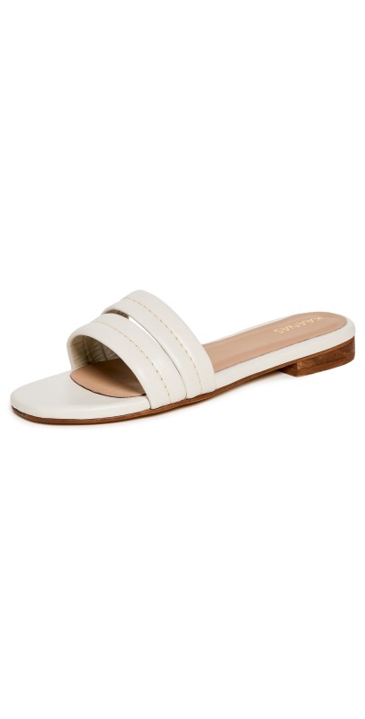 KAANAS Maya Chunky Band Sandals Ivory