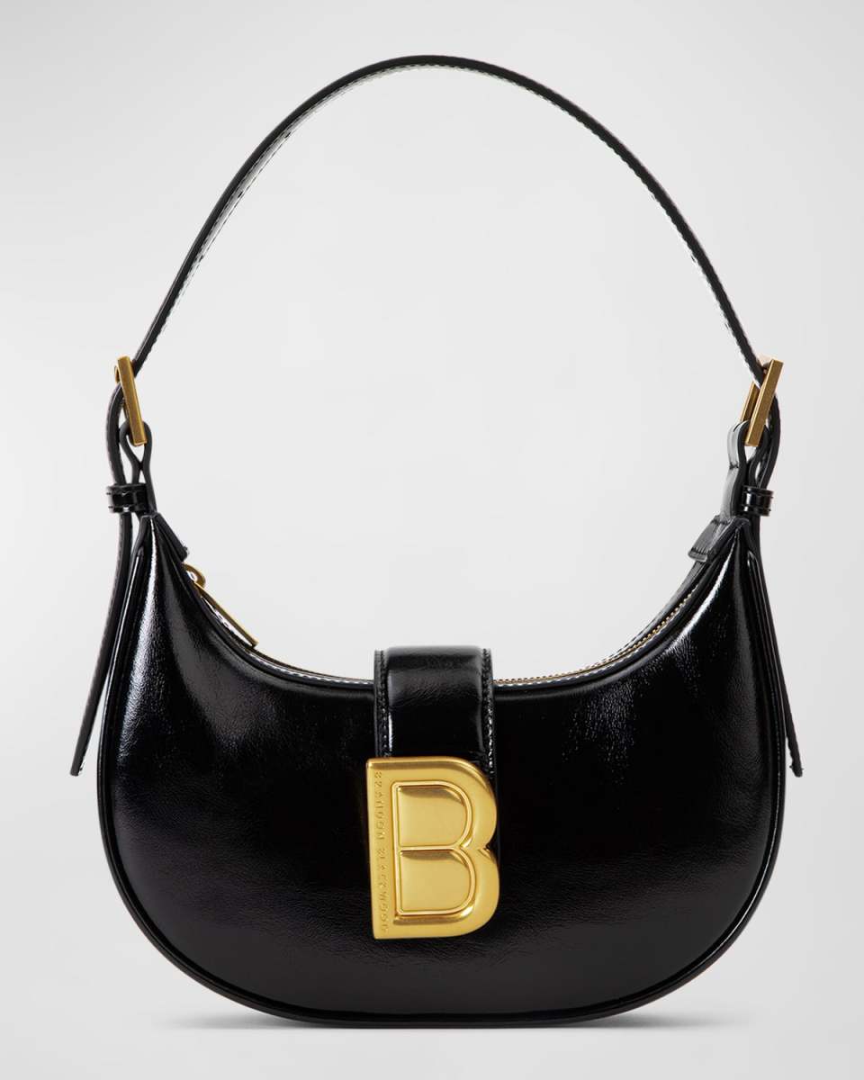 Luna Zip Leather Shoulder Bag