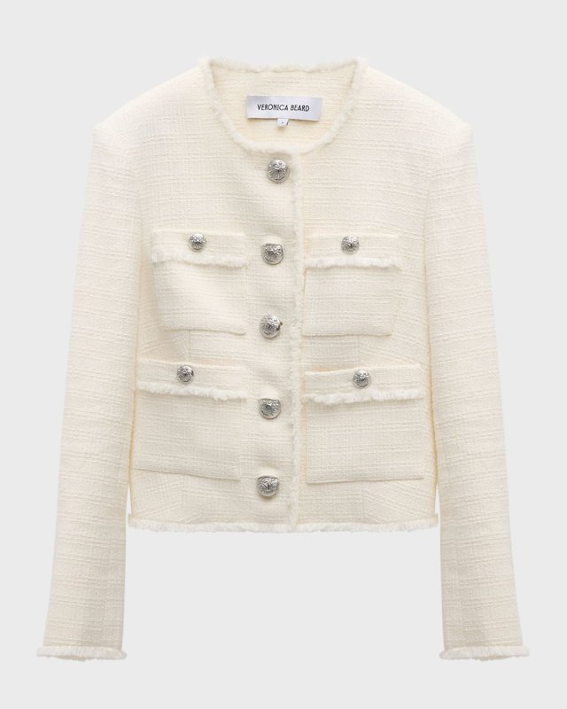 Olbia Tweed Fringe Jacket