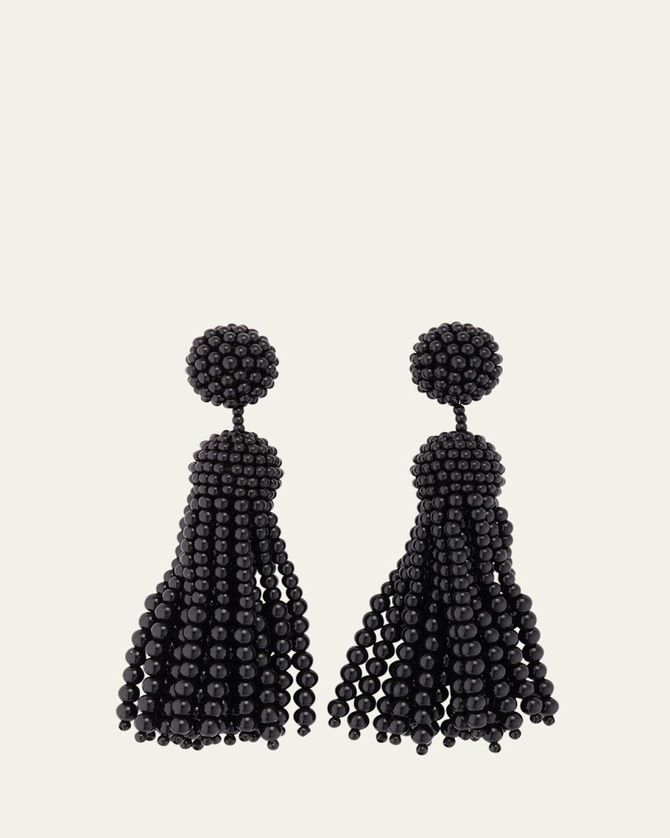 Beaded Tassel Earrings