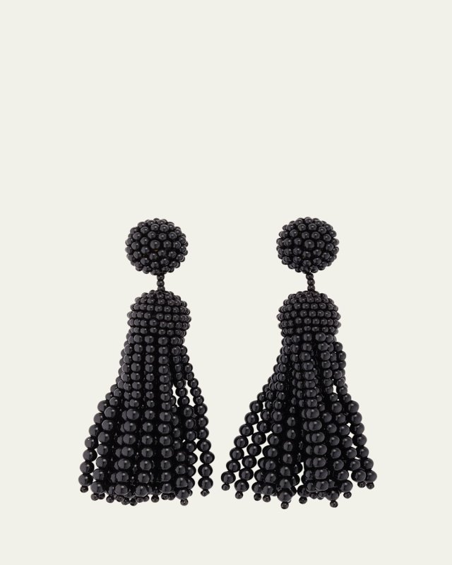 Beaded Tassel Earrings