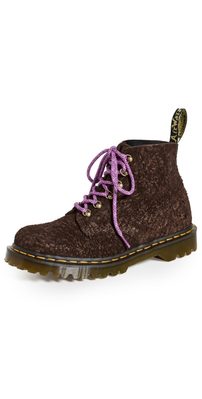 Dr. Martens 101 Suede Boots Dark Brown