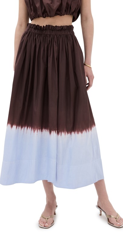 A. L.C. Gina Skirt Sky Blue/Fudge
