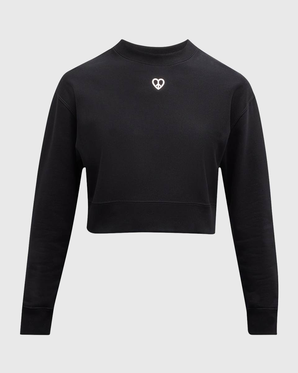 Cropped Crewneck Pullover