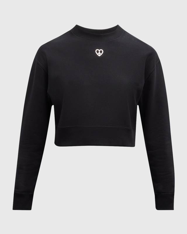 Cropped Crewneck Pullover