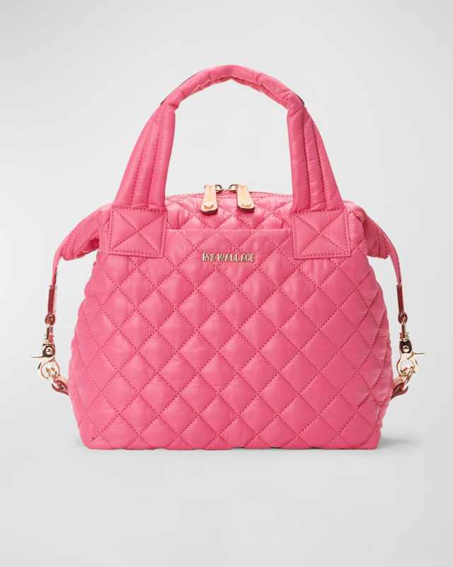 Sutton Deluxe Small Quilted Top-Handle Bag