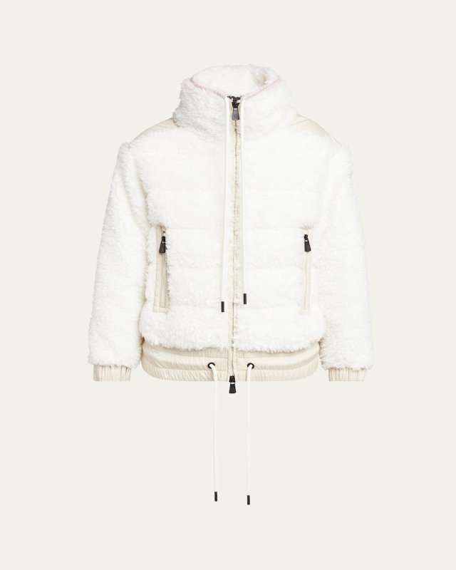 Teddy Fleece Puffer Jacket