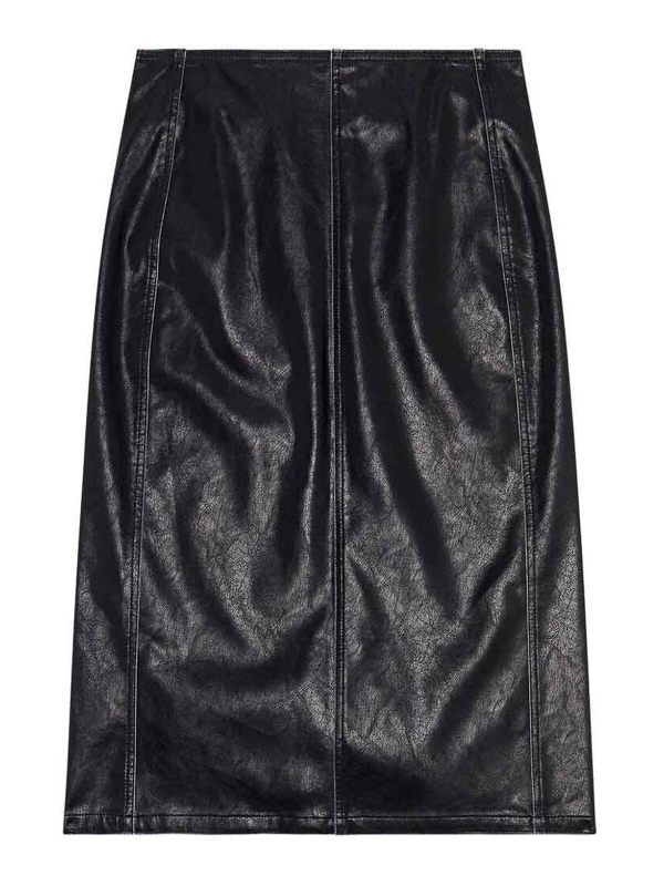 Diesel Jupe Midi - Noir