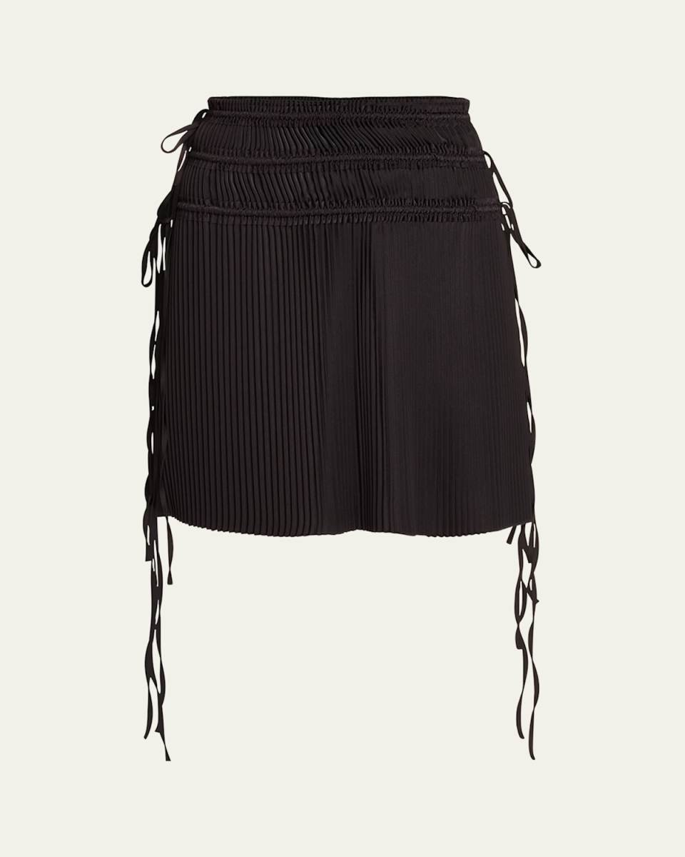 Pleated Mini Skirt