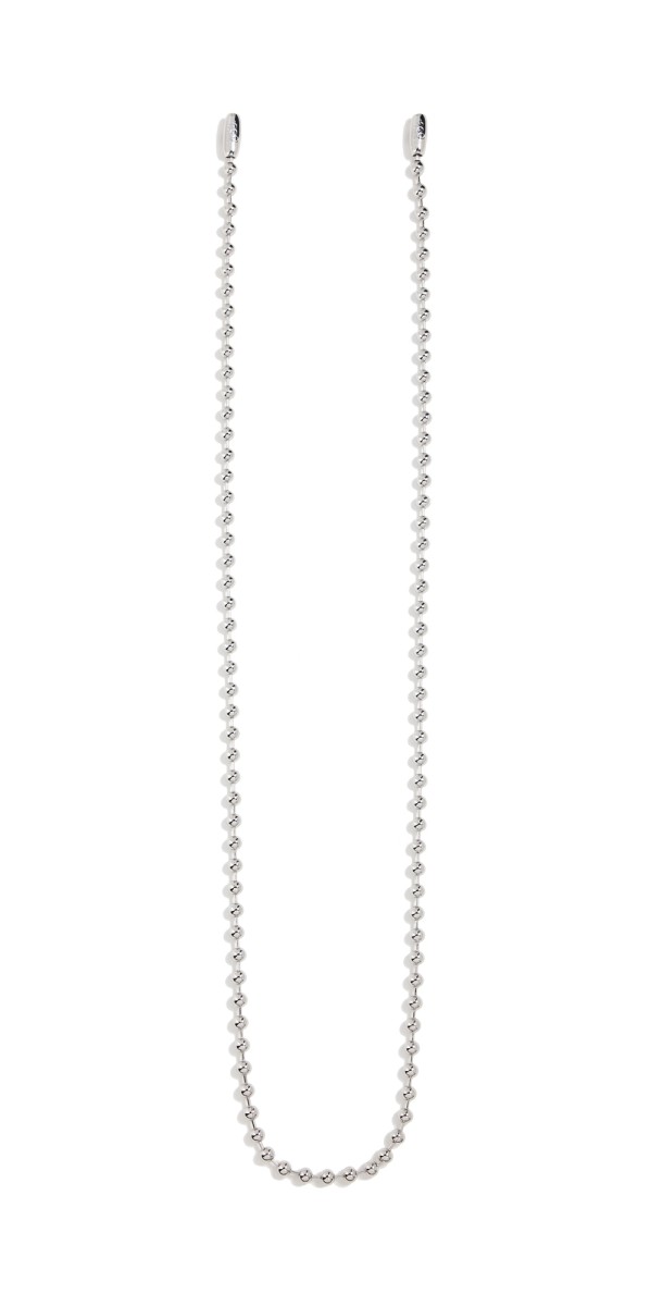 Ossa Ballchain Crossbody Phone Strap Rhodium