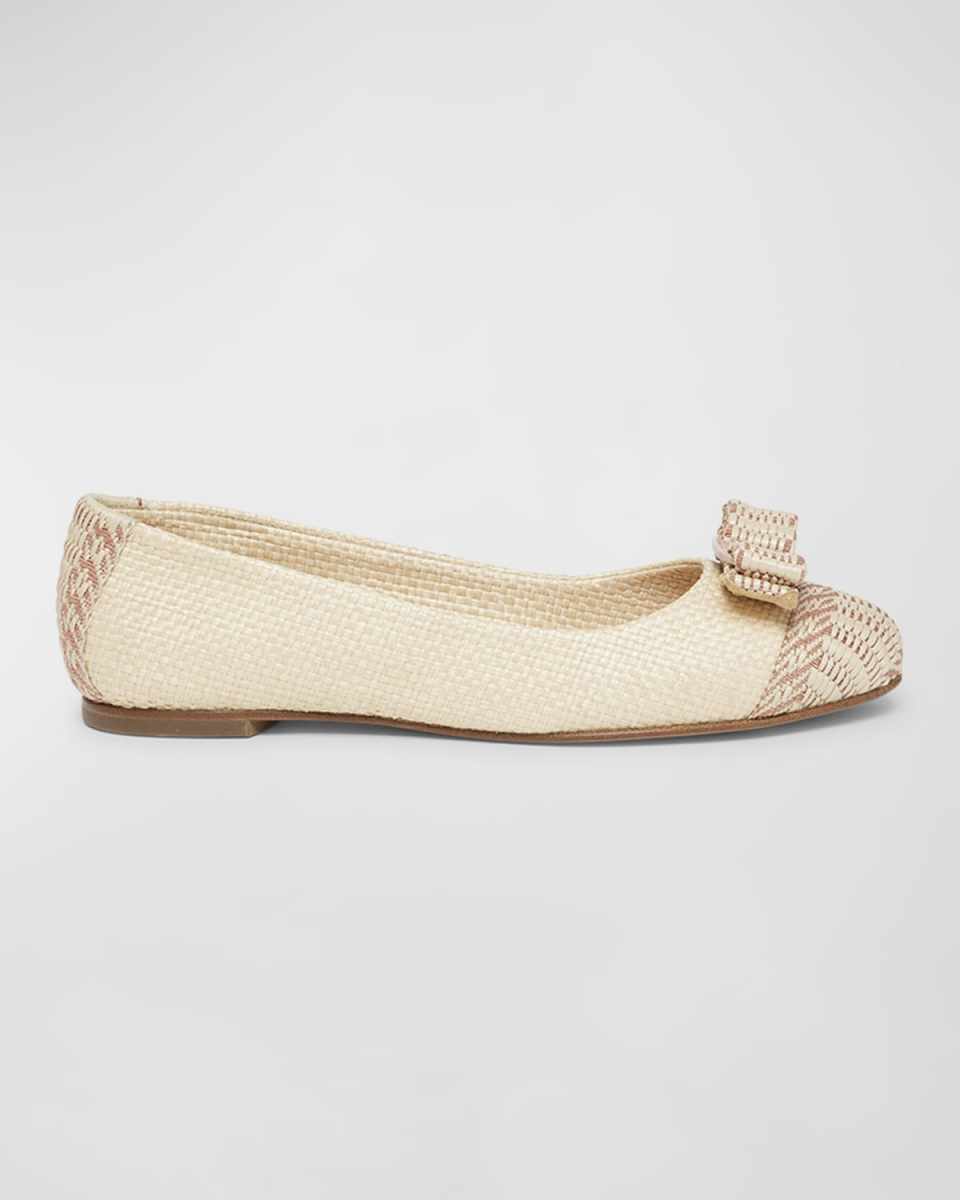 Varina Woven Bow Ballerina Flats