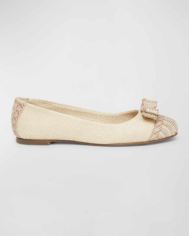 Varina Woven Bow Ballerina Flats