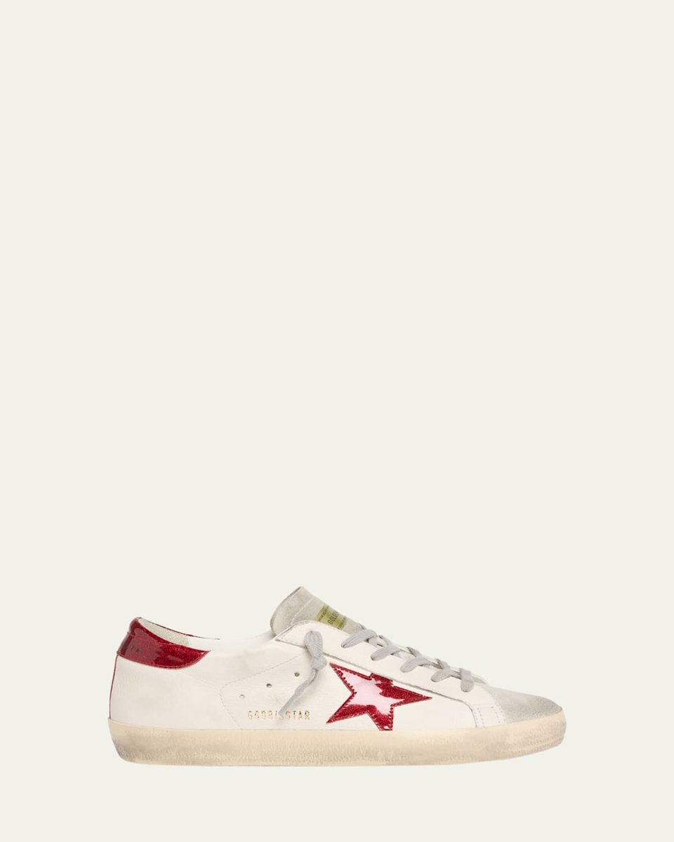 Super Star Glitter Suede Low-Top Sneakers