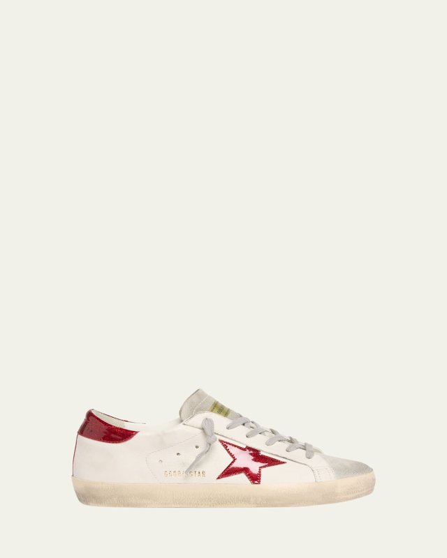 Super Star Glitter Suede Low-Top Sneakers