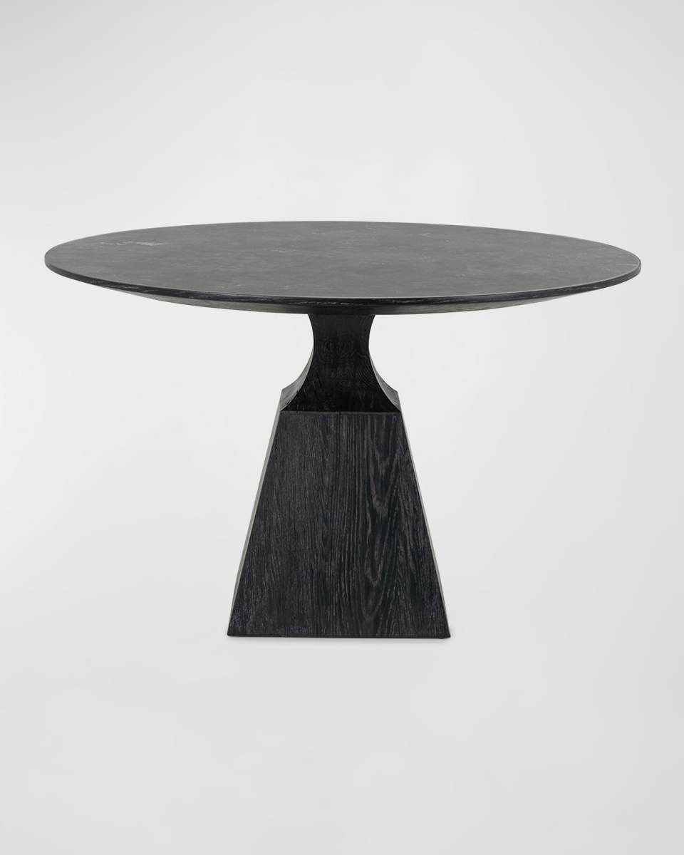 Sargon Round Dining Table, 53.3"