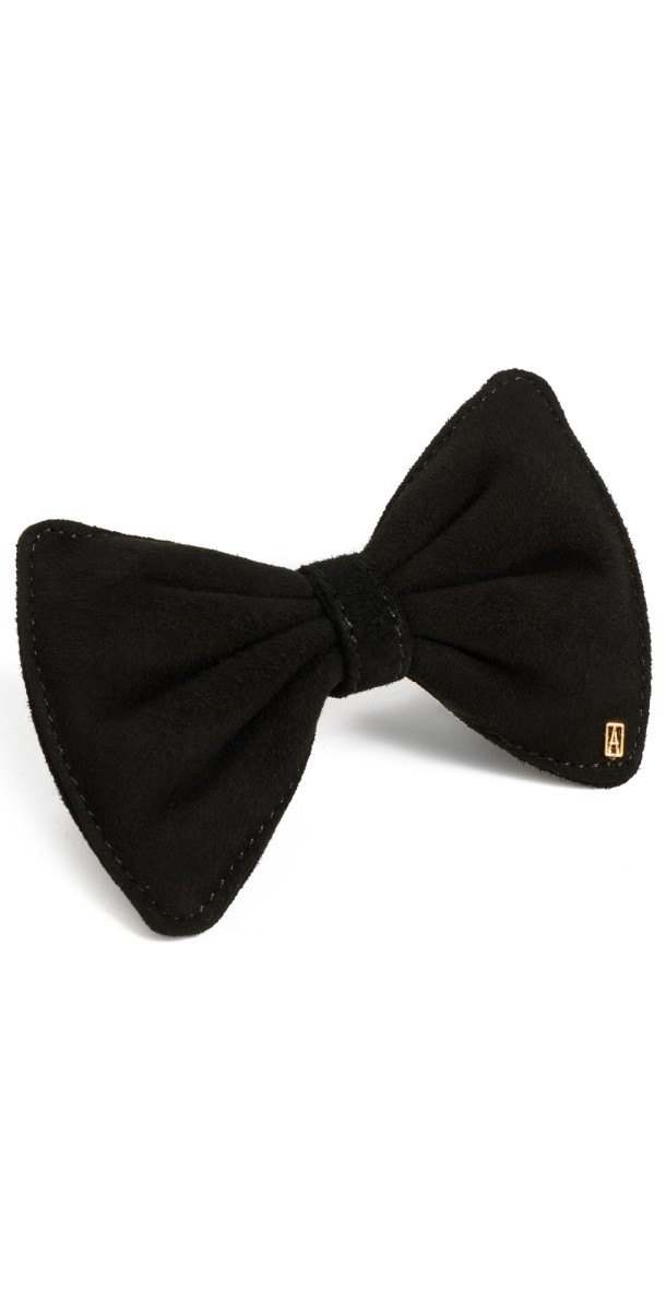 Alexandre de Paris Bow Barrette Black