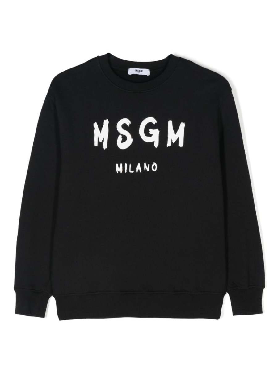 logo-print cotton sweatshirt