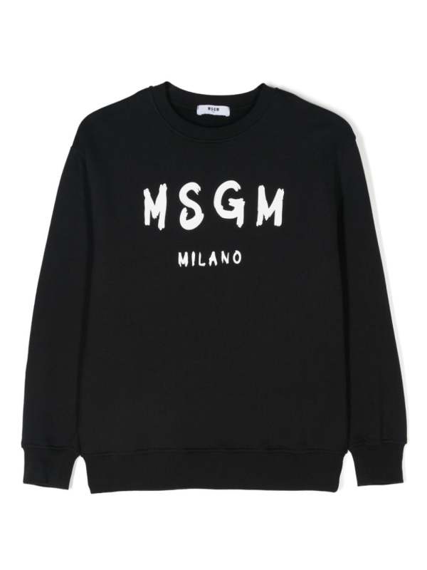 logo-print cotton sweatshirt