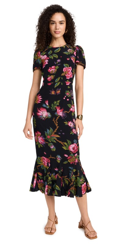RHODE Lulani Dress Ink Morlaix Fleur Grande