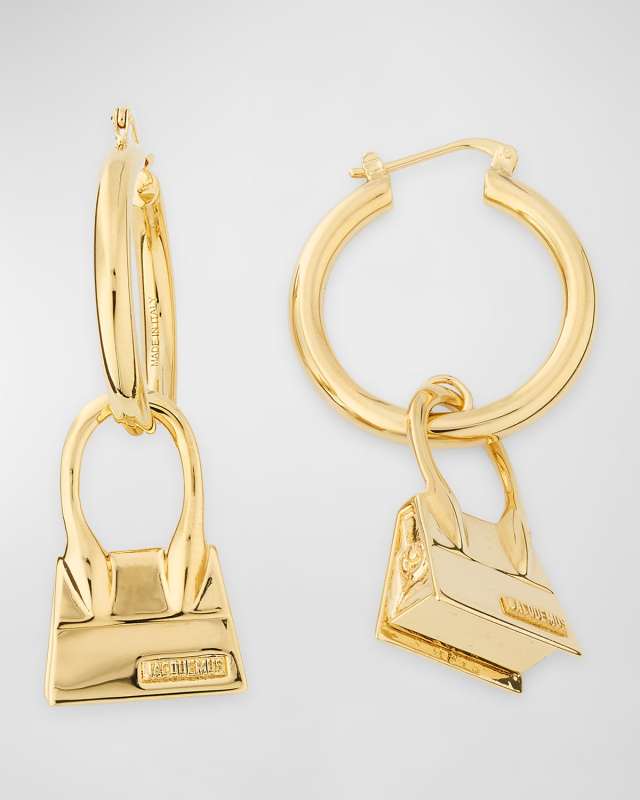 Les Creoles Chiquito Earrings, Light Gold