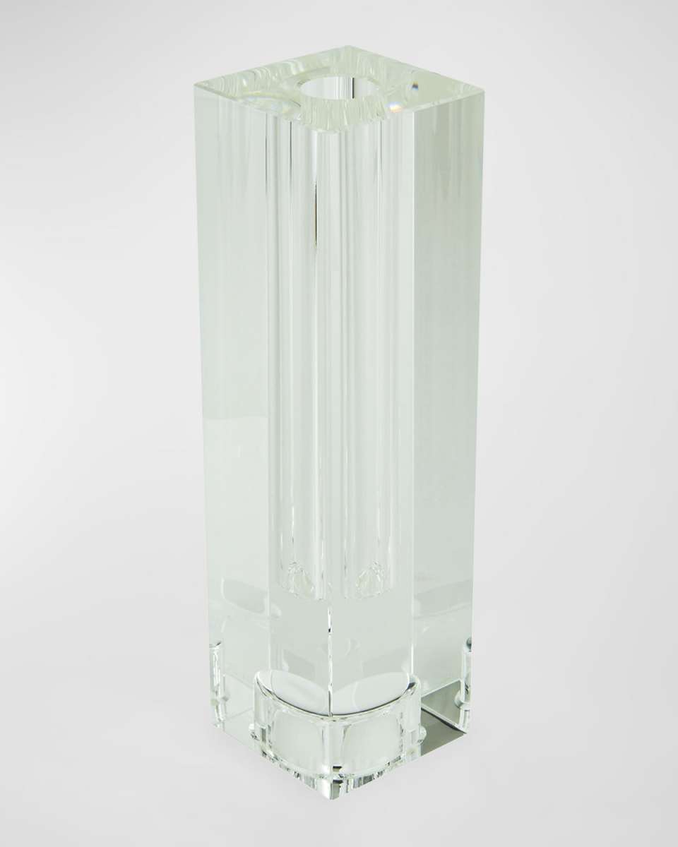 Clear Crystal Votive Candle Holder - Medium