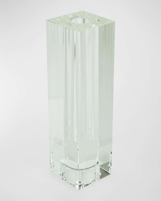 Clear Crystal Votive Candle Holder - Medium