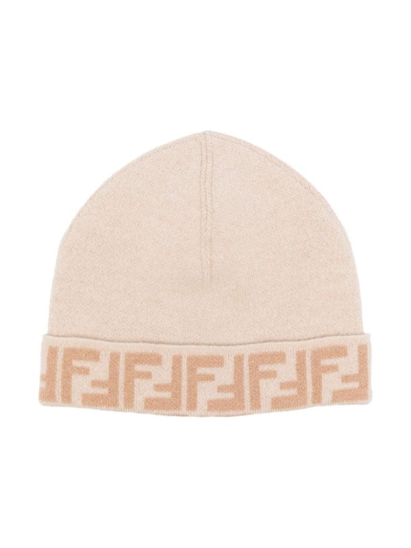 FF-intarsia beanie