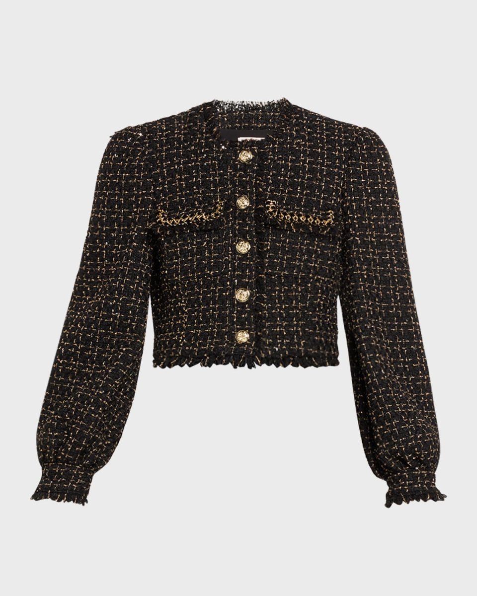 Bess Cropped Tweed Jacket
