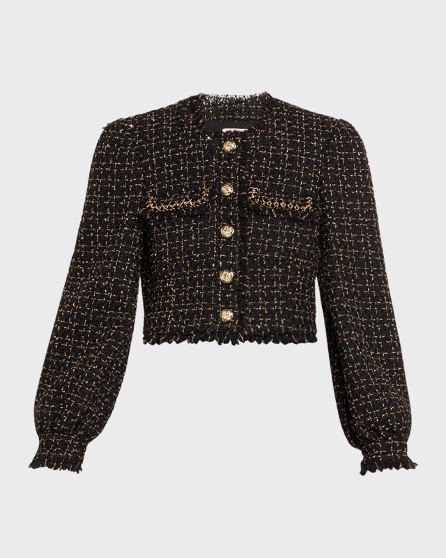 Bess Cropped Tweed Jacket