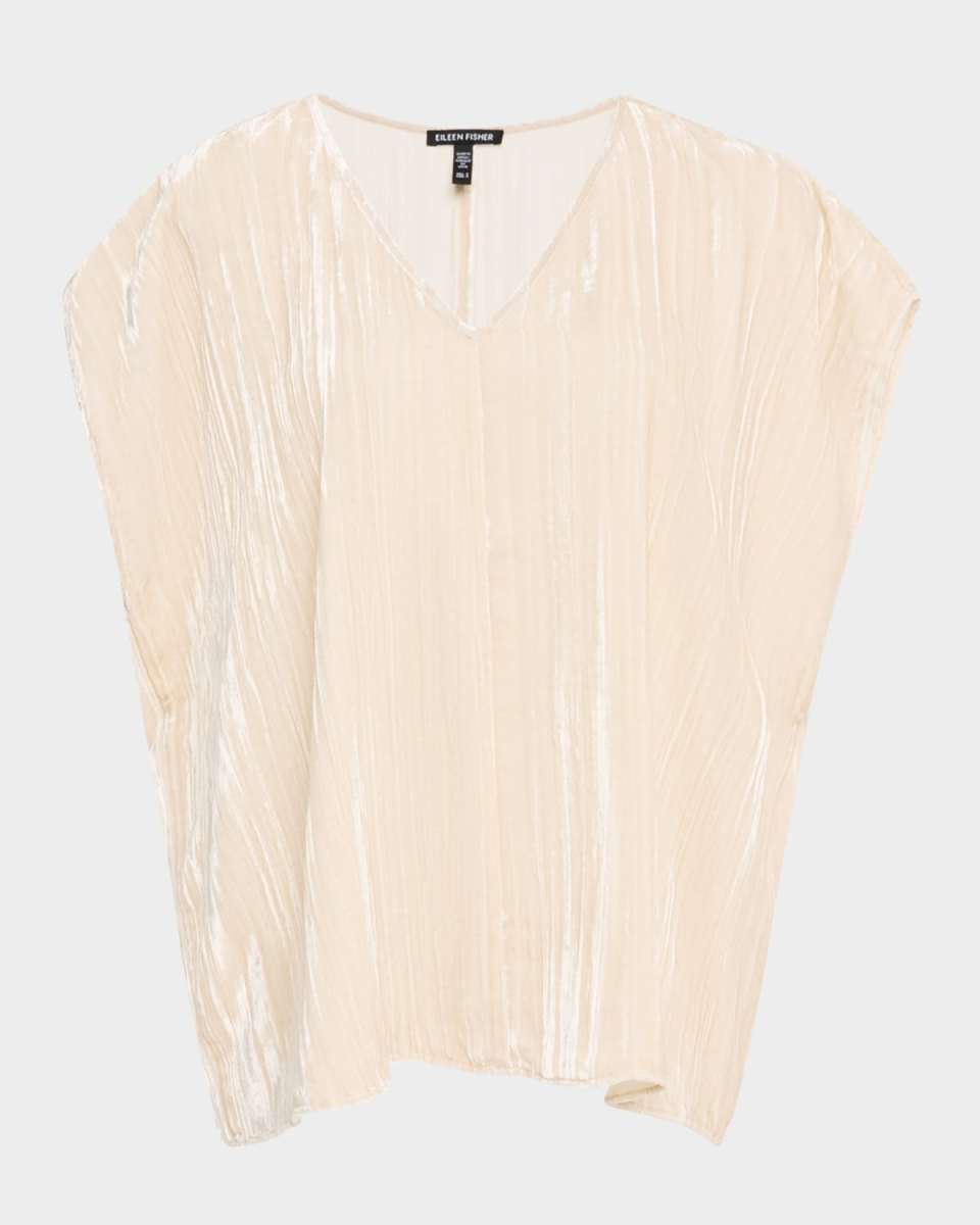 Crushed Shimmer Velvet Top