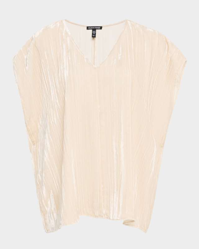 Crushed Shimmer Velvet Top