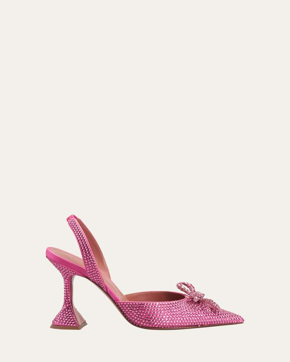 Rosie Crystal Bow Halter Pumps