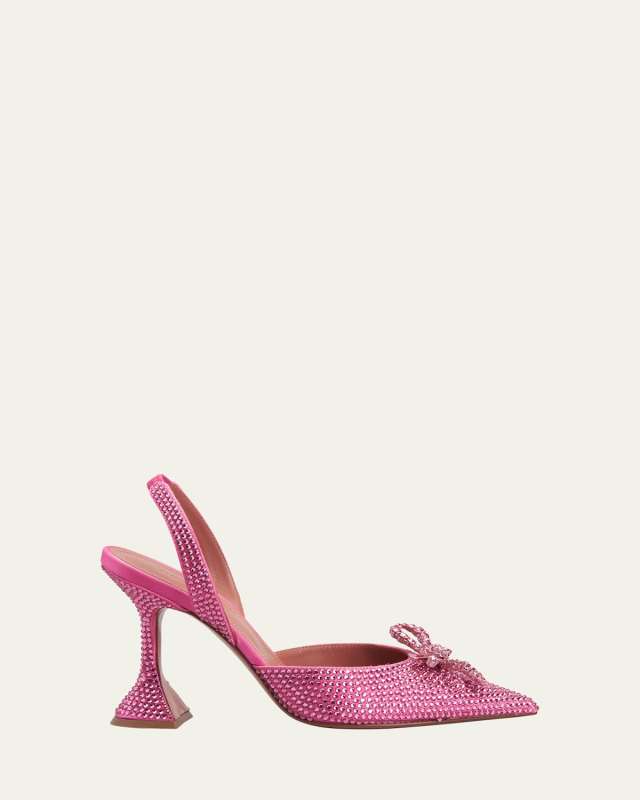 Rosie Crystal Bow Halter Pumps