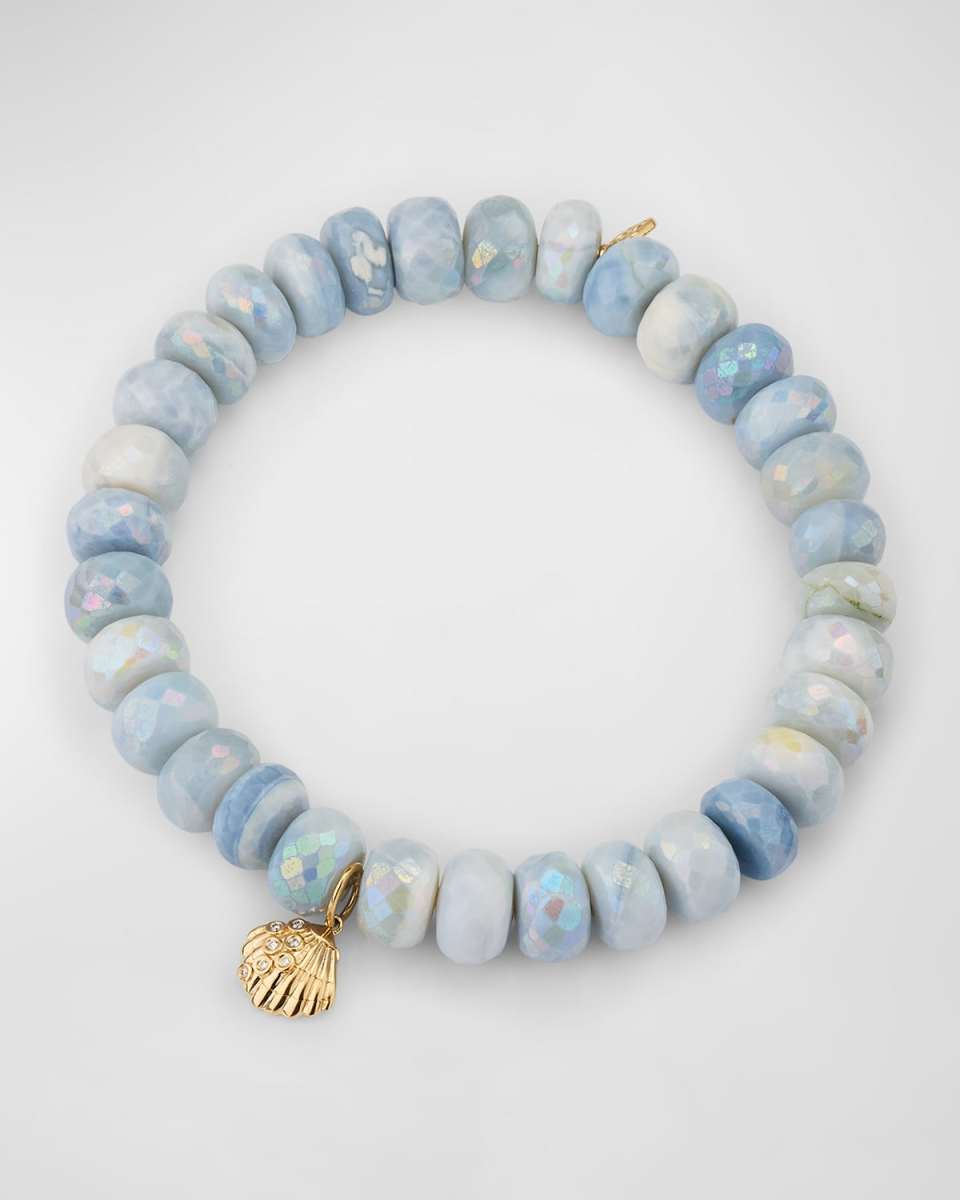 Clam Shell Beaded Bracelet