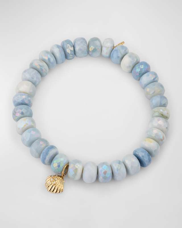 Clam Shell Beaded Bracelet